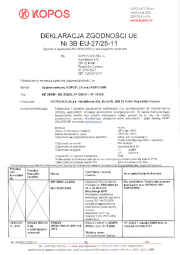 Deklaracja zgodności Deklaracja zgodności