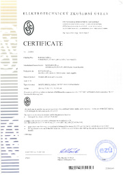 Certificate ESČ