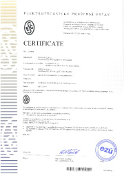 Certificate ESČ