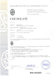 Certificate ESČ