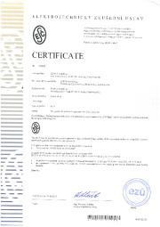 Certificate ESČ