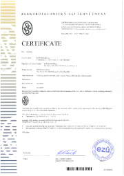 Certificate ESČ