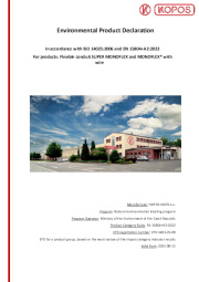 Environmental Product Declaration