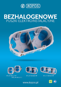 Bezhalogenowe puszki elektroinstacyjne